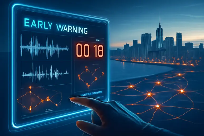 ระบบเตือนแผ่นดินไหวล่วงหน้า เพิ่มประสิทธิภาพเพื่อชุมชนปลอดภัย